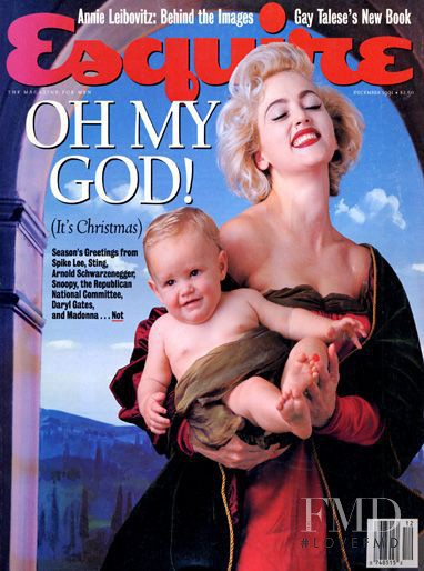 Madonna featured on the Esquire USA cover from December 1991