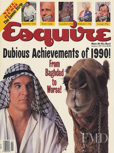 Steve Martin featured on the Esquire USA cover from January 1991