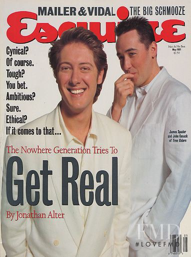 John Cusack featured on the Esquire USA cover from May 1991