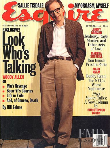 Woody Allen featured on the Esquire USA cover from October 1994