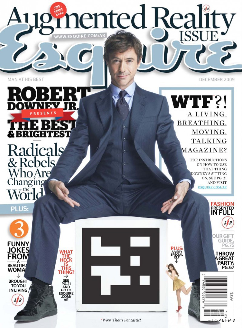 featured on the Esquire USA cover from December 2009