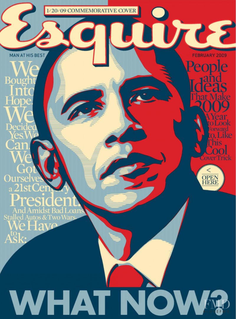  featured on the Esquire USA cover from February 2009