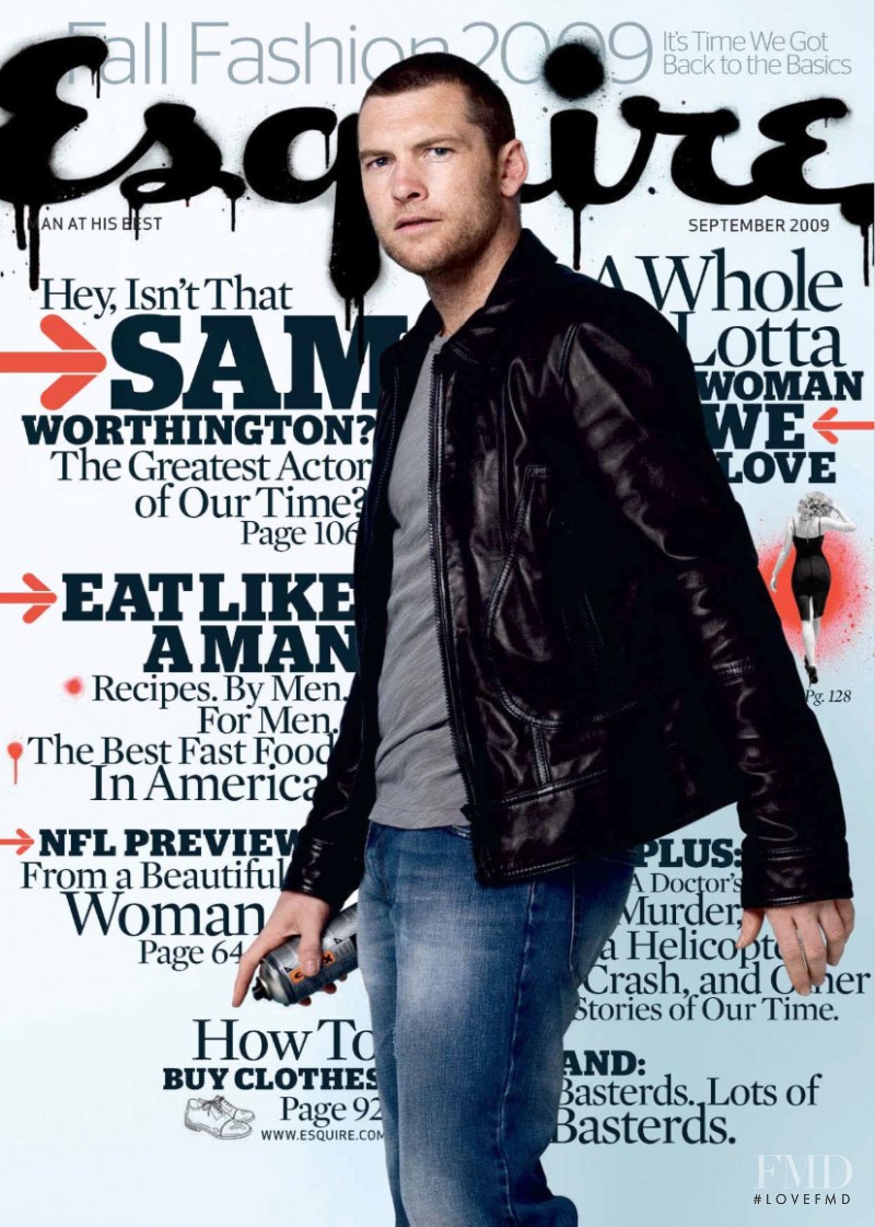  featured on the Esquire USA cover from September 2009