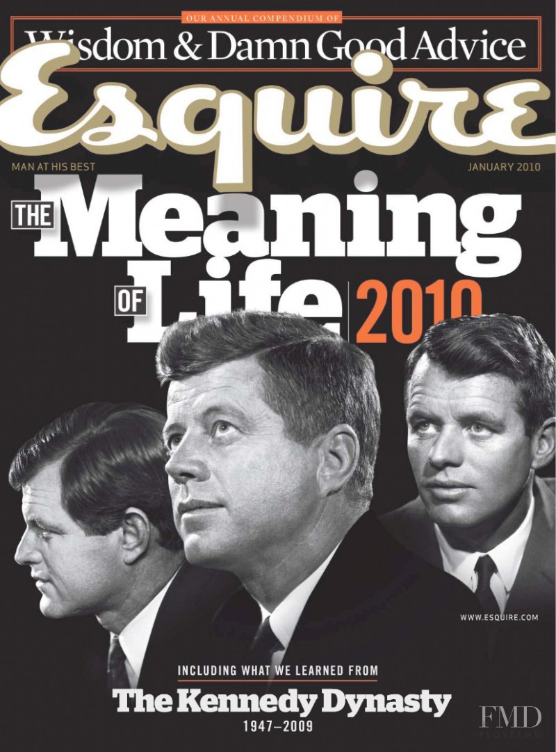 The Kennedy Dynasty featured on the Esquire USA cover from January 2010