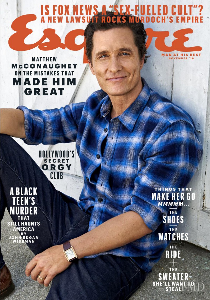  featured on the Esquire USA cover from November 2016