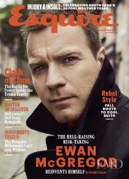  featured on the Esquire USA cover from October 2016