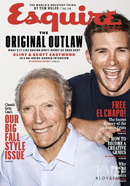 Clint & Scott Eastwood  featured on the Esquire USA cover from September 2016
