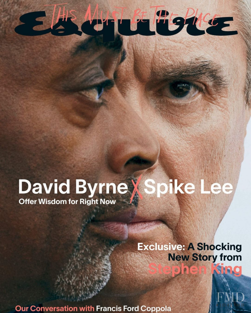 David Byrne, Spike Lee featured on the Esquire USA cover from October 2020
