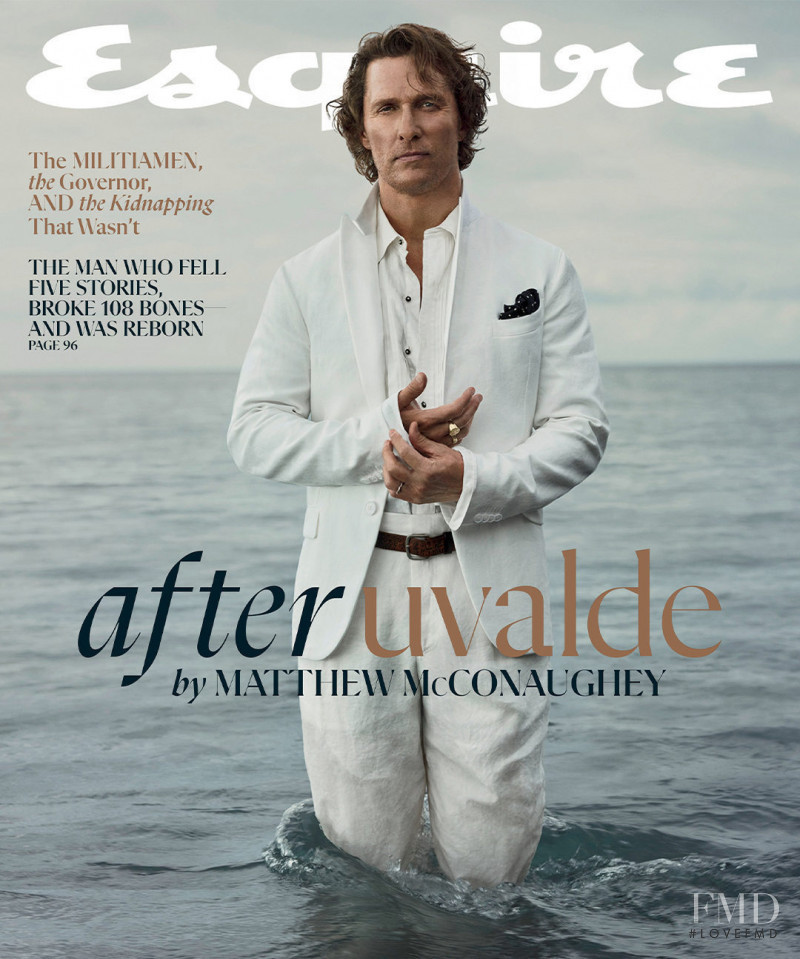 Matthew McConaughey  featured on the Esquire USA cover from October 2022