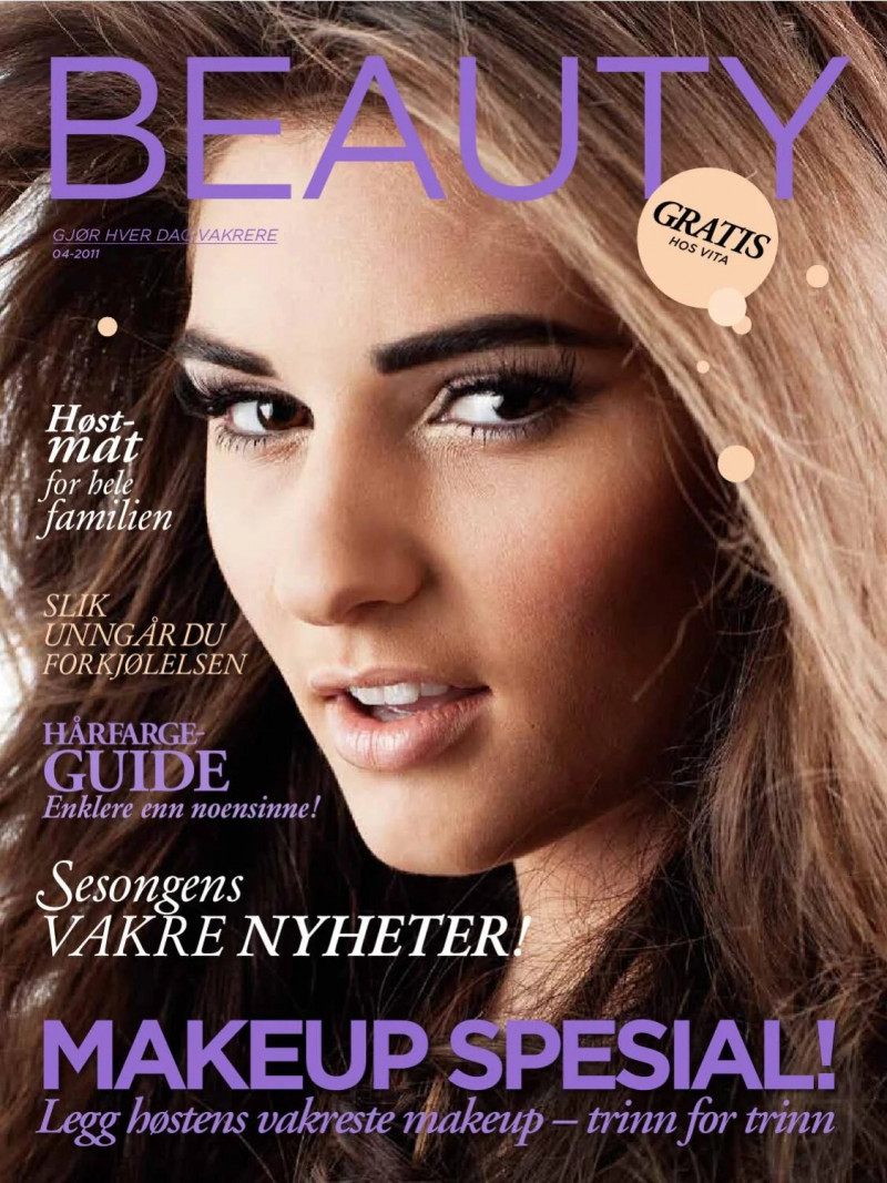  featured on the Beauty Norway cover from April 2011