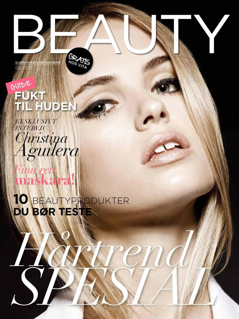  featured on the Beauty Norway cover from May 2013