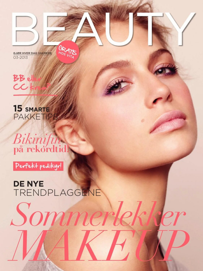  featured on the Beauty Norway cover from March 2014