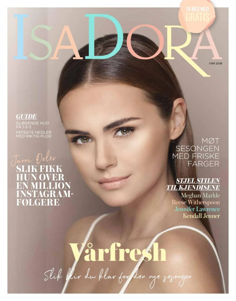  featured on the IsaDora magazine cover from March 2018