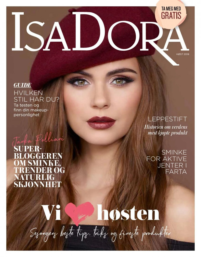  featured on the IsaDora magazine cover from September 2018