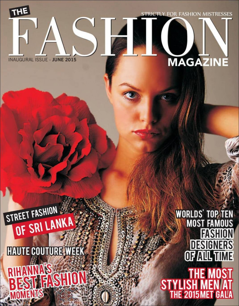  featured on the The Fashion Magazine cover from June 2015