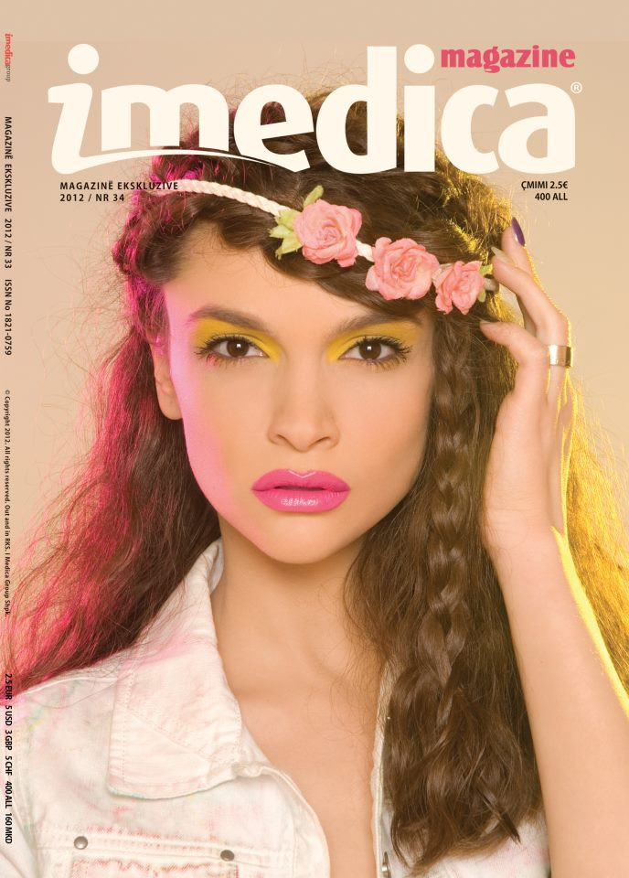 Dhurata Lipovica featured on the iMedica Magazine cover from June 2012