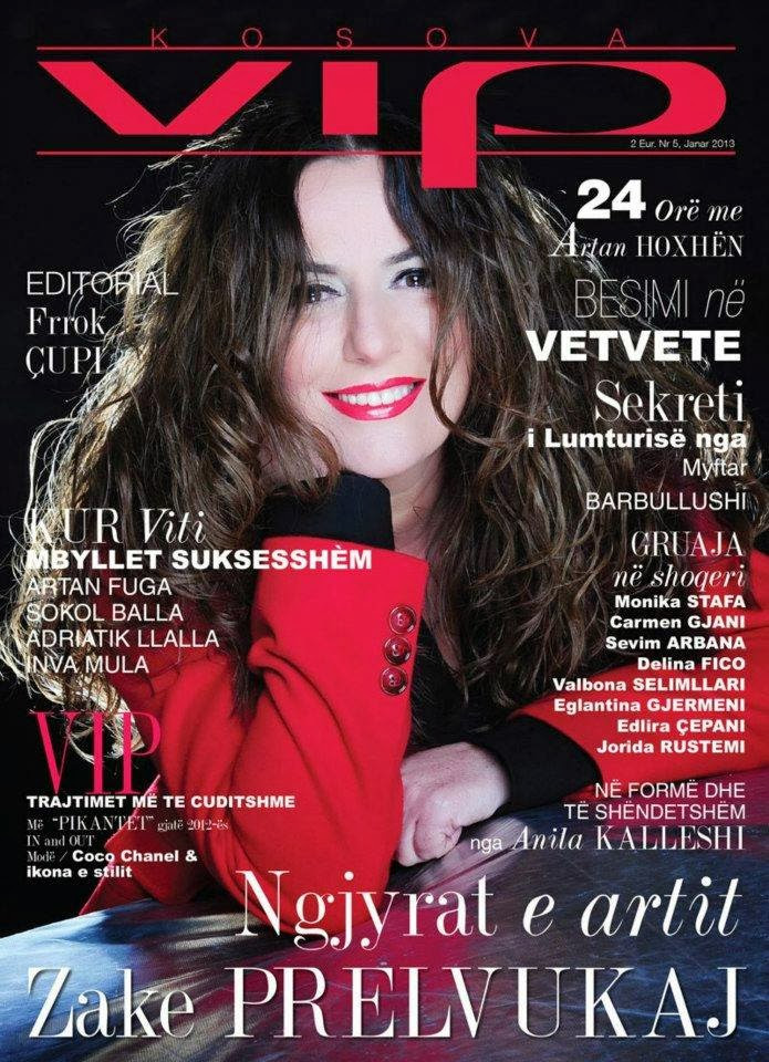  featured on the Vip Kosova cover from January 2013