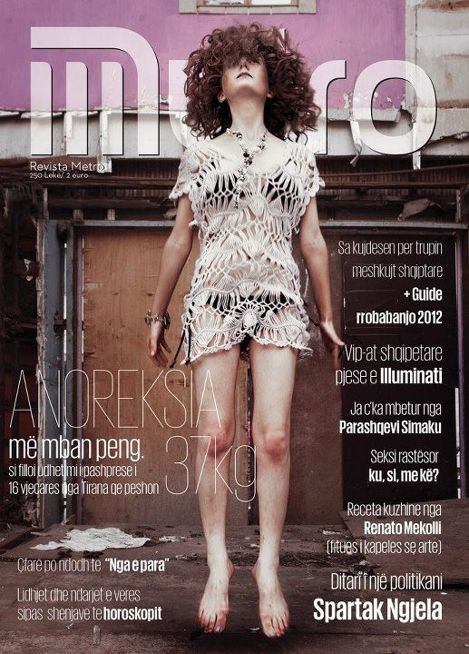  featured on the Metro Albania cover from August 2012