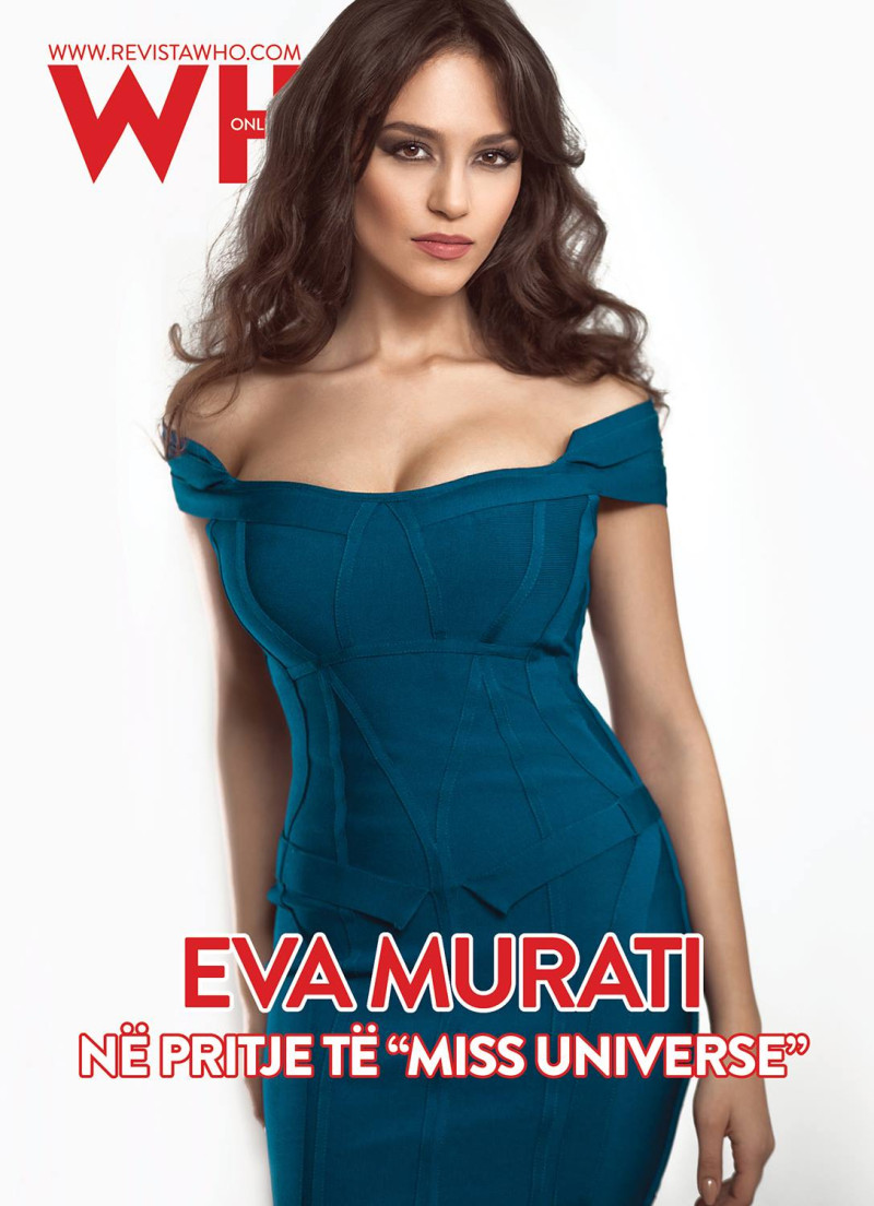 Eva Murati featured on the Revista Who? cover from April 2016