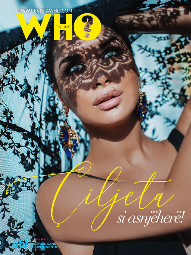 Ciljeta Eveerteta featured on the Revista Who? cover from August 2018