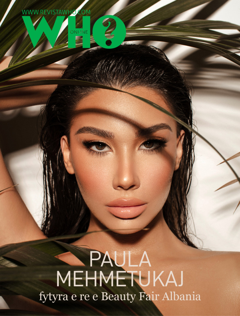 Paula Mehmetukaj featured on the Revista Who? cover from March 2022