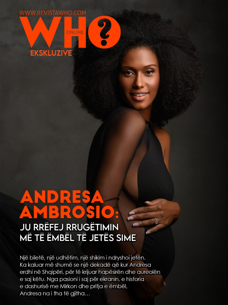 Andresa Ambrosio featured on the Revista Who? cover from January 2023