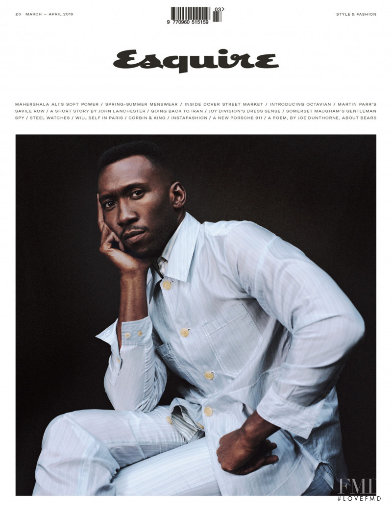 Mahershala Ali featured on the Esquire UK cover from March 2019