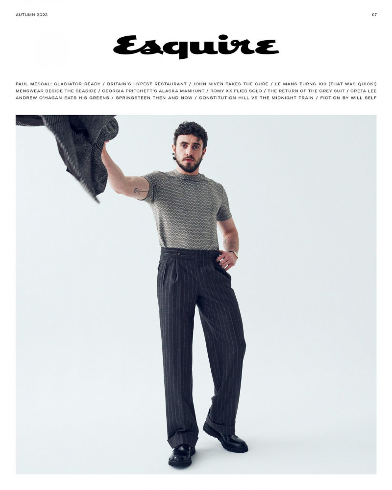 Paul Mescal featured on the Esquire UK cover from September 2023