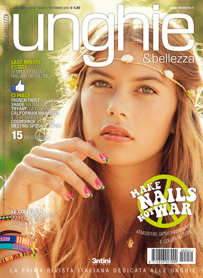  featured on the Unghie & Bellezza cover from August 2014