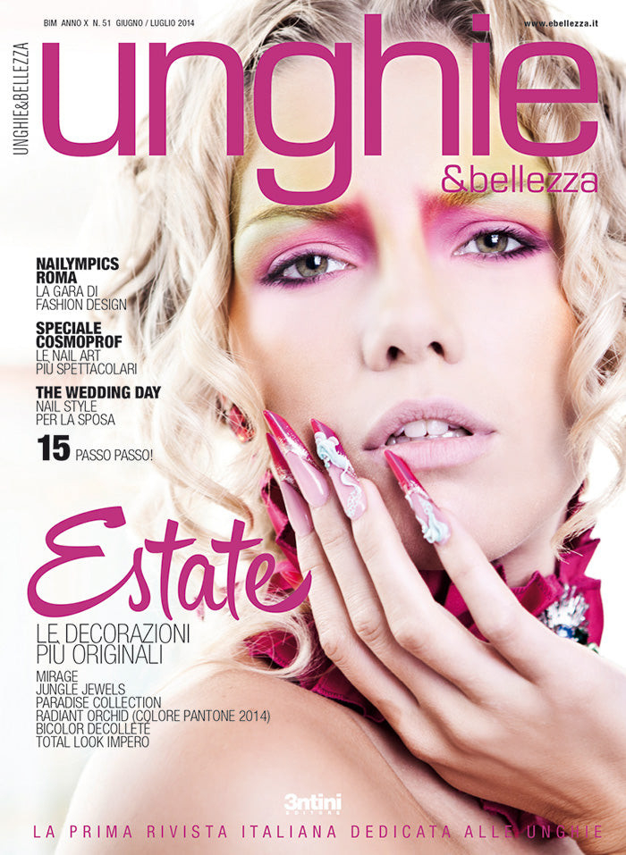  featured on the Unghie & Bellezza cover from June 2014