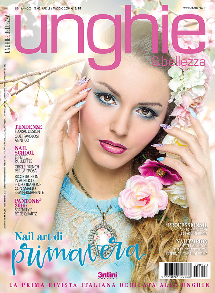  featured on the Unghie & Bellezza cover from April 2016
