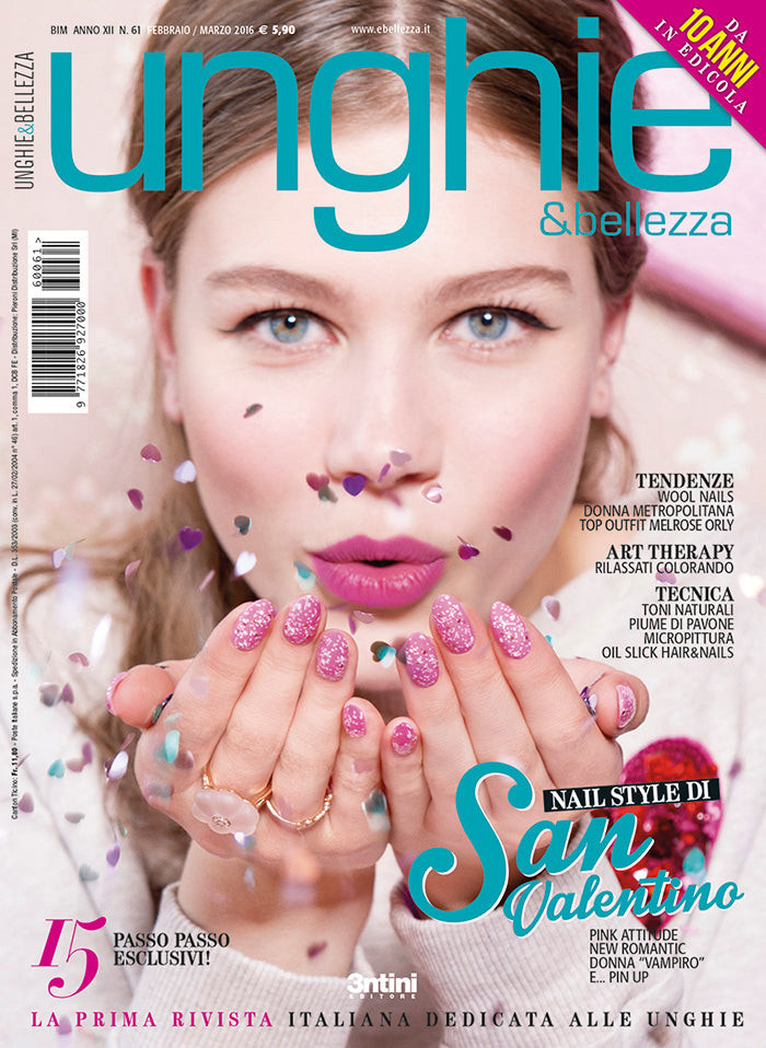  featured on the Unghie & Bellezza cover from February 2016