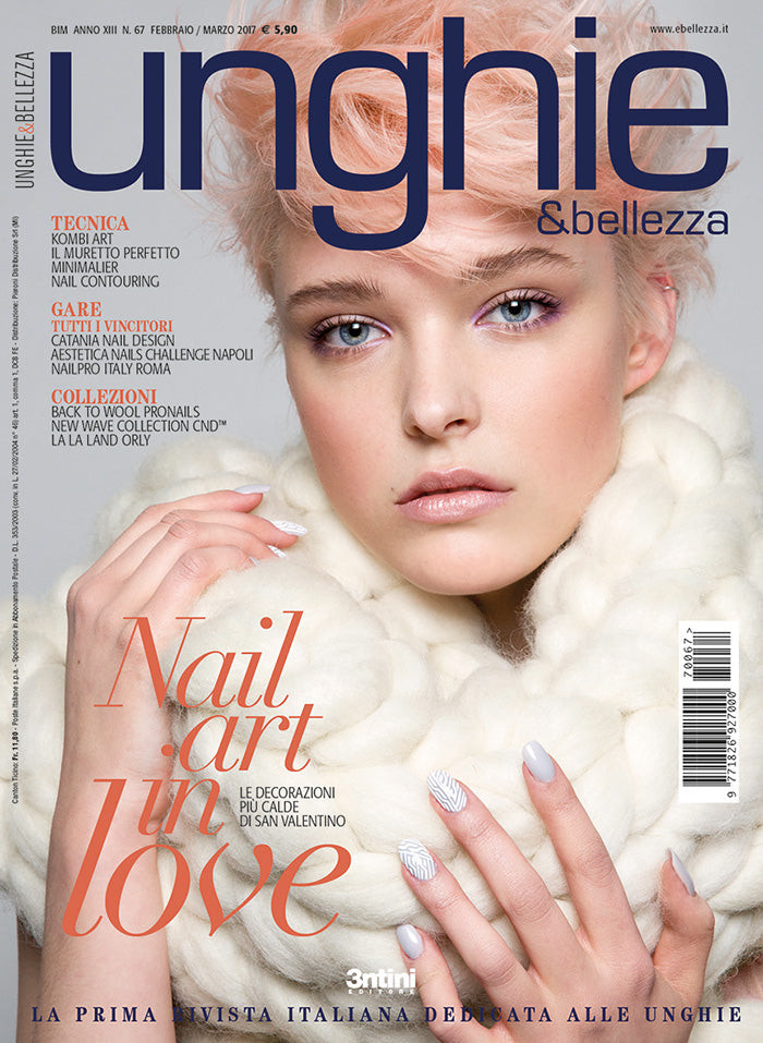  featured on the Unghie & Bellezza cover from February 2017