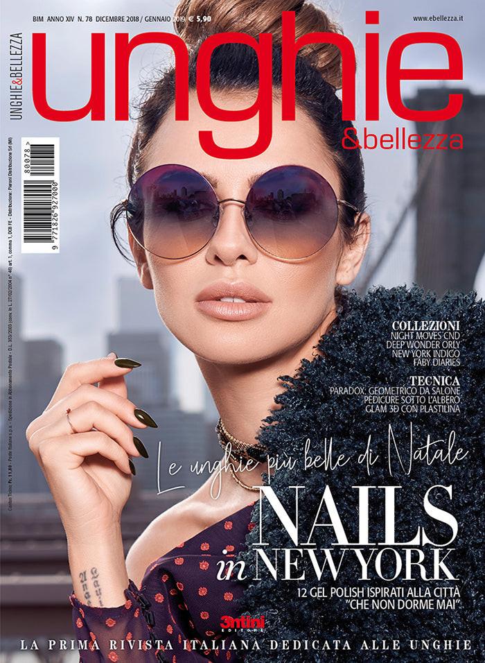  featured on the Unghie & Bellezza cover from December 2018