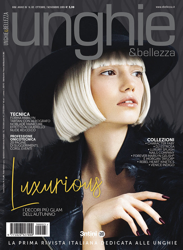  featured on the Unghie & Bellezza cover from October 2019