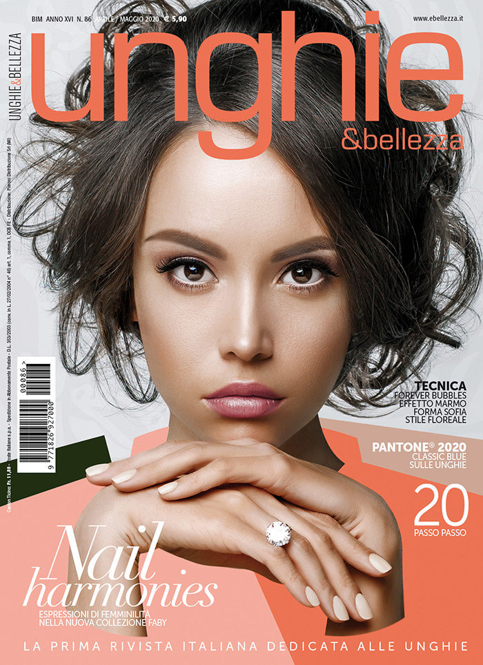  featured on the Unghie & Bellezza cover from April 2020