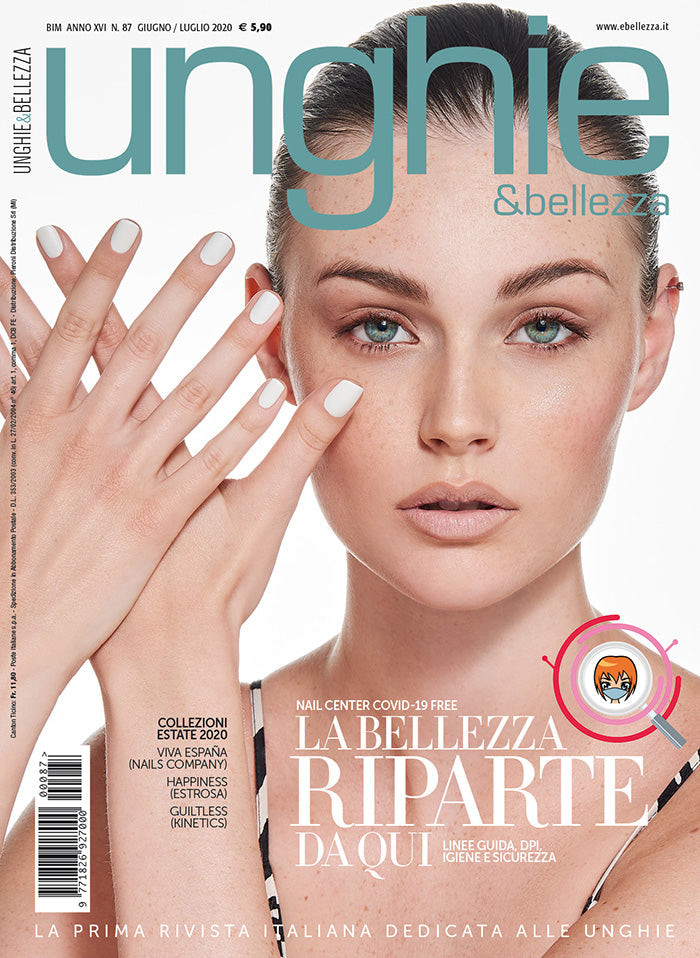  featured on the Unghie & Bellezza cover from June 2020