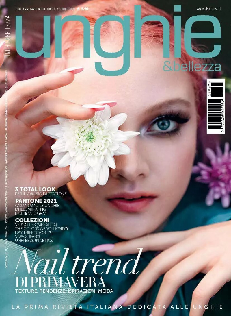  featured on the Unghie & Bellezza cover from March 2021