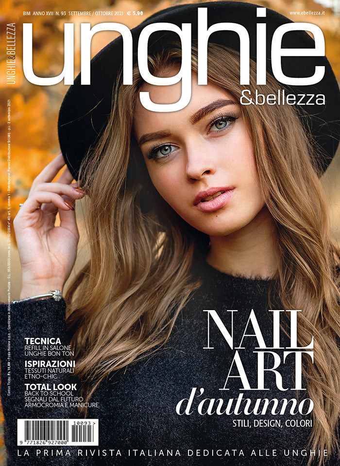  featured on the Unghie & Bellezza cover from September 2021