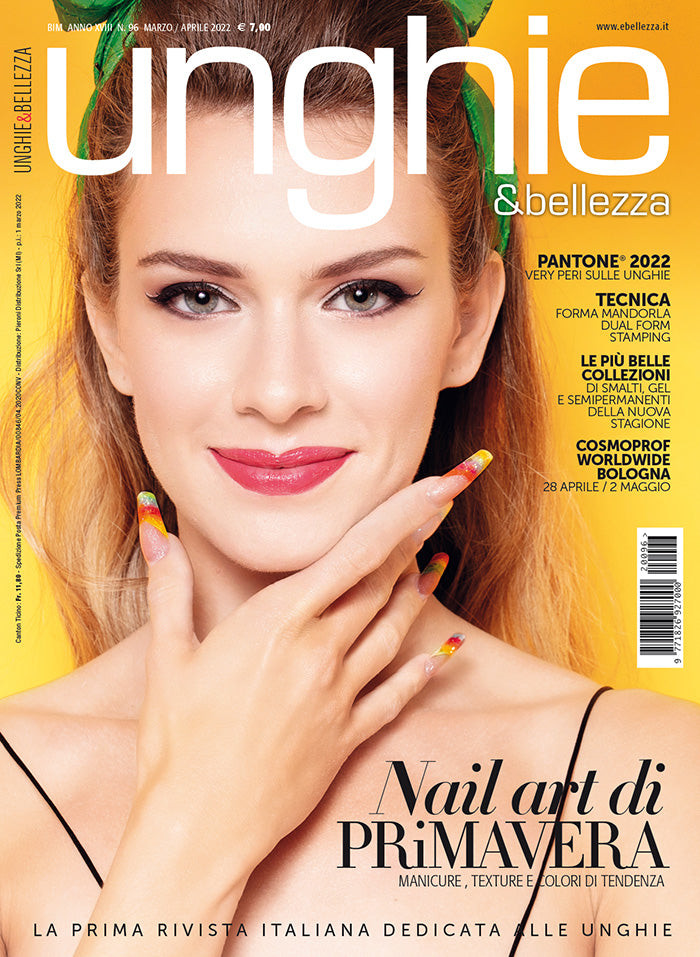  featured on the Unghie & Bellezza cover from March 2022