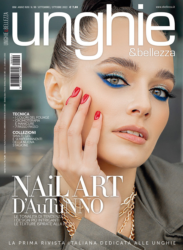  featured on the Unghie & Bellezza cover from September 2022