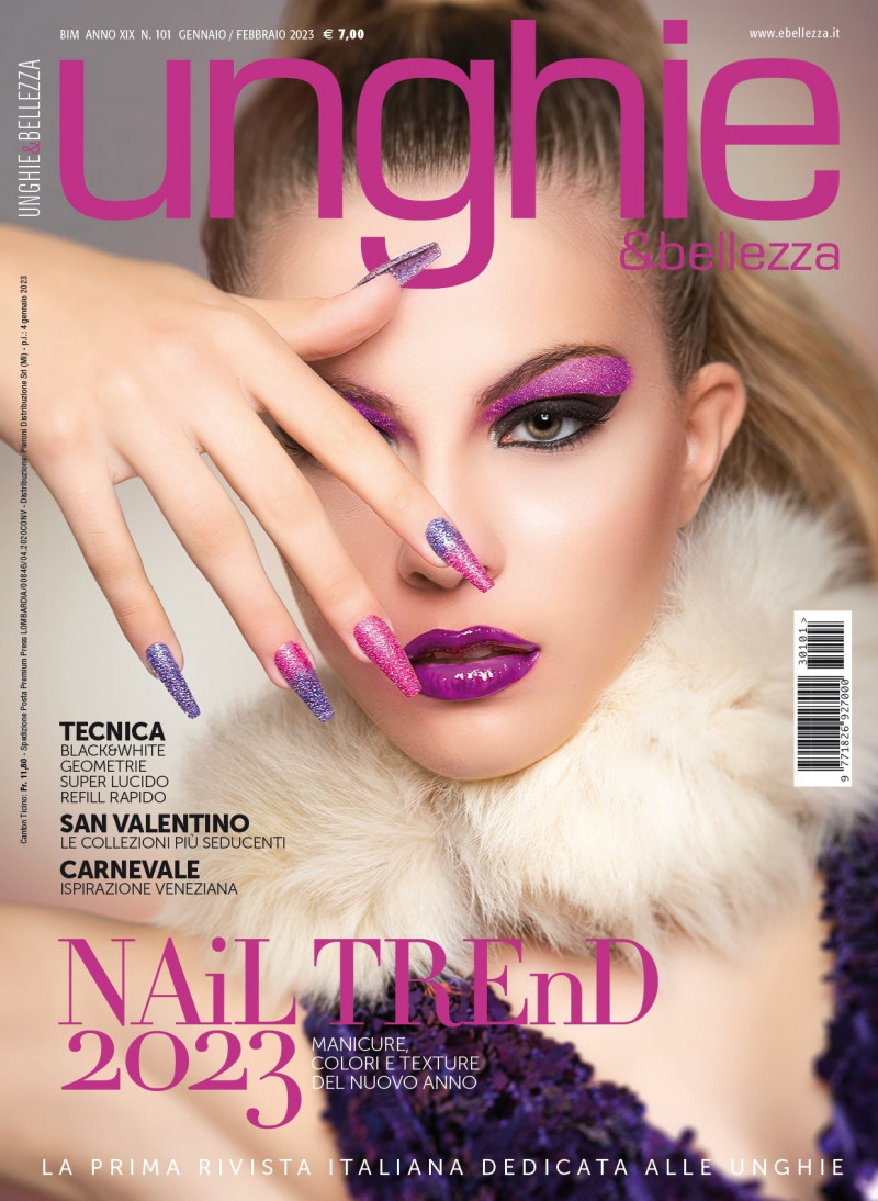  featured on the Unghie & Bellezza cover from January 2023