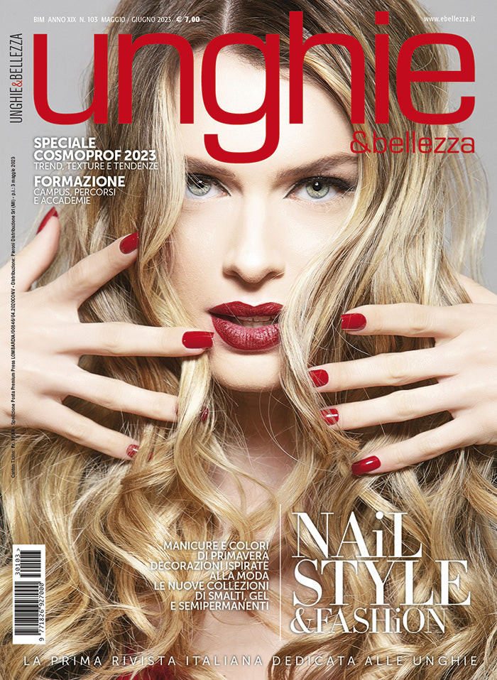  featured on the Unghie & Bellezza cover from May 2023