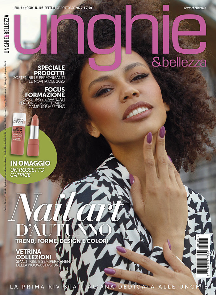  featured on the Unghie & Bellezza cover from September 2023