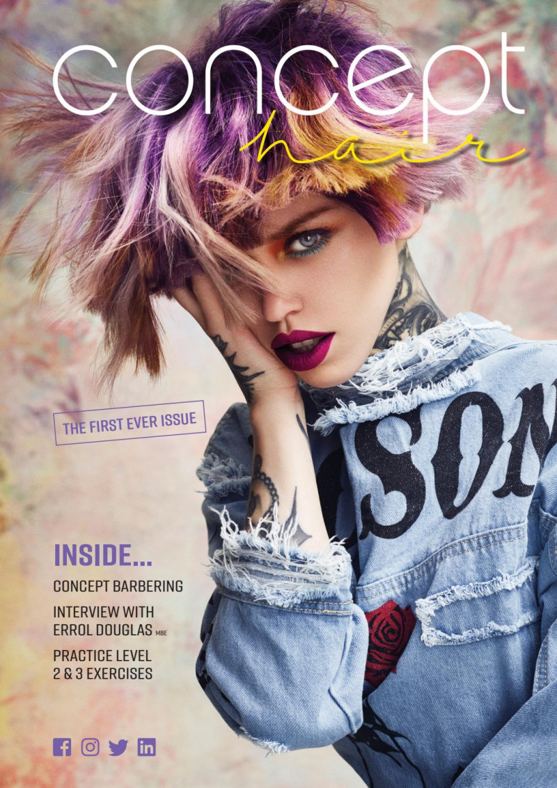  featured on the Concept Hair cover from September 2018