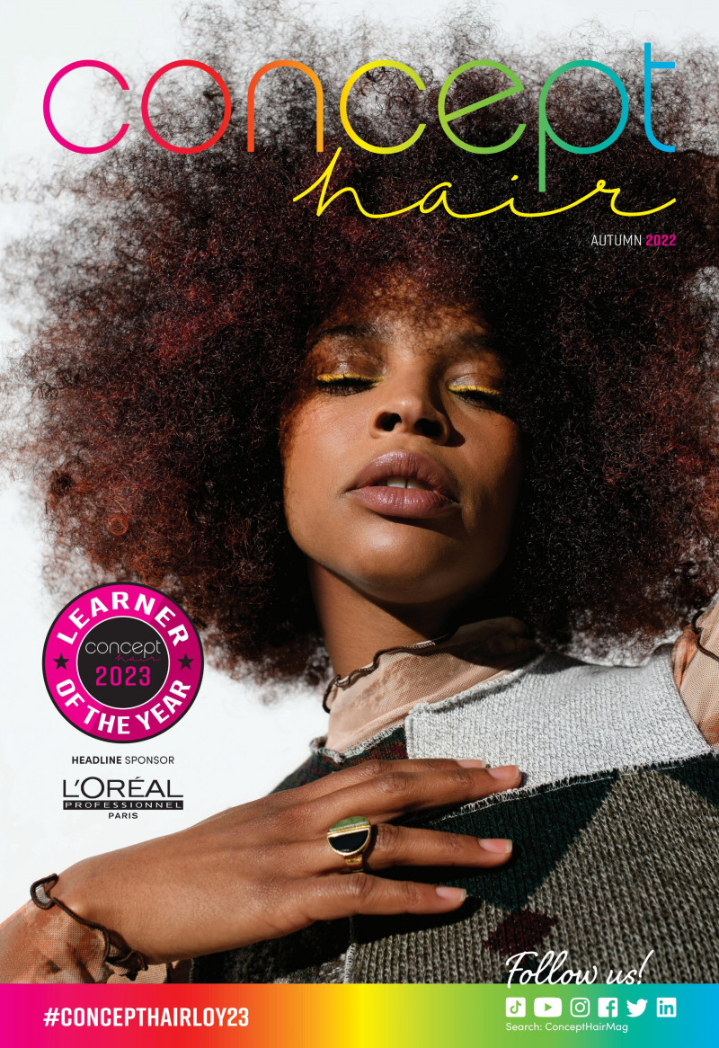  featured on the Concept Hair cover from September 2022