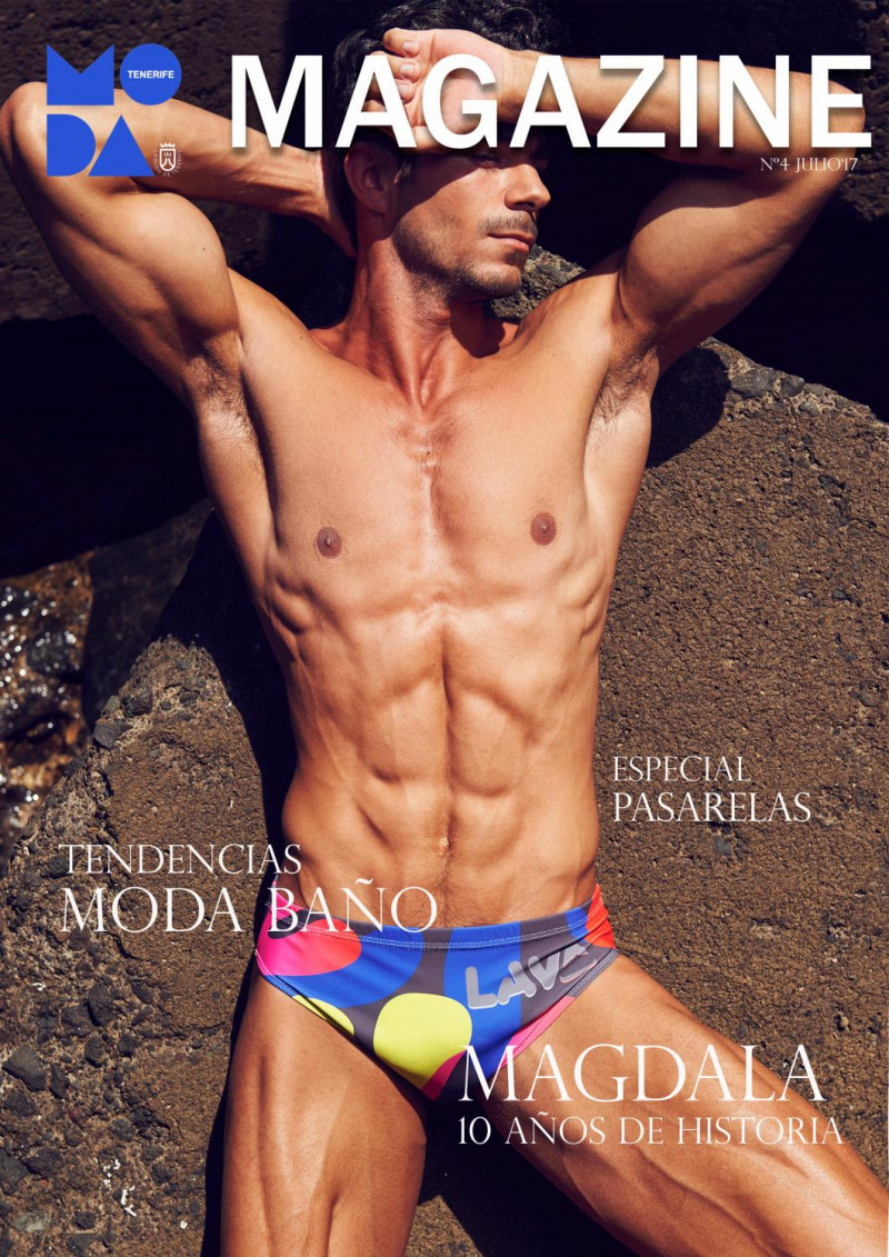  featured on the Tenerife Moda Magazine cover from July 2017