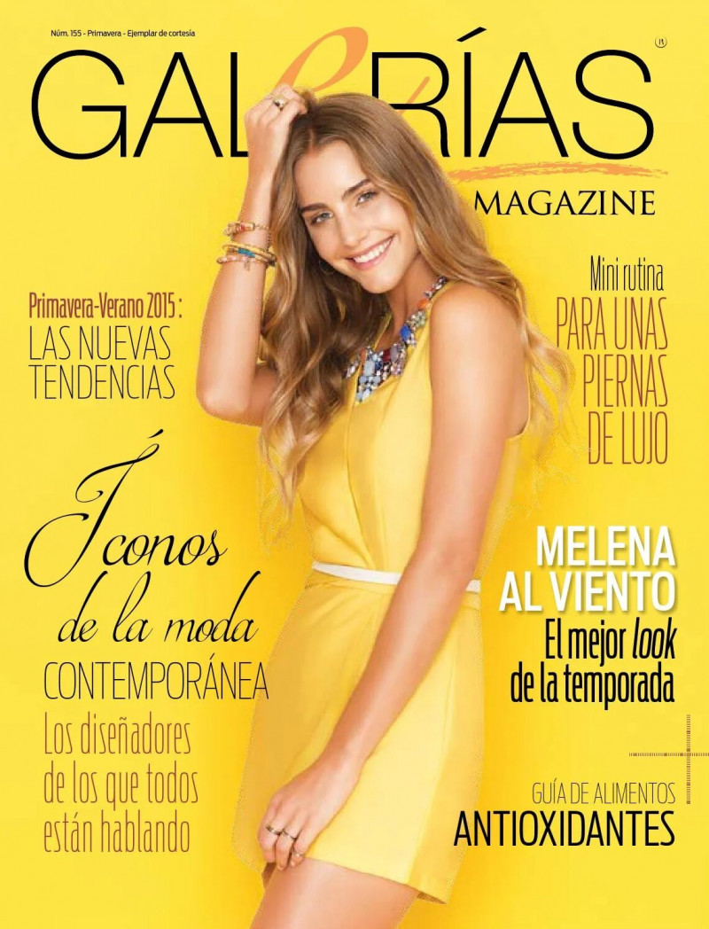  featured on the Galerías Magazine cover from March 2015