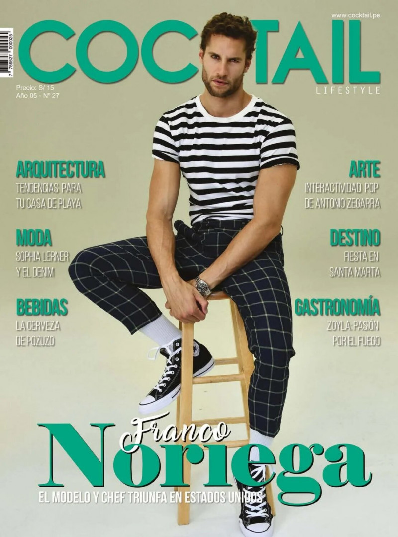 Franco Noriega featured on the Cocktail Lifestyle cover from December 2019