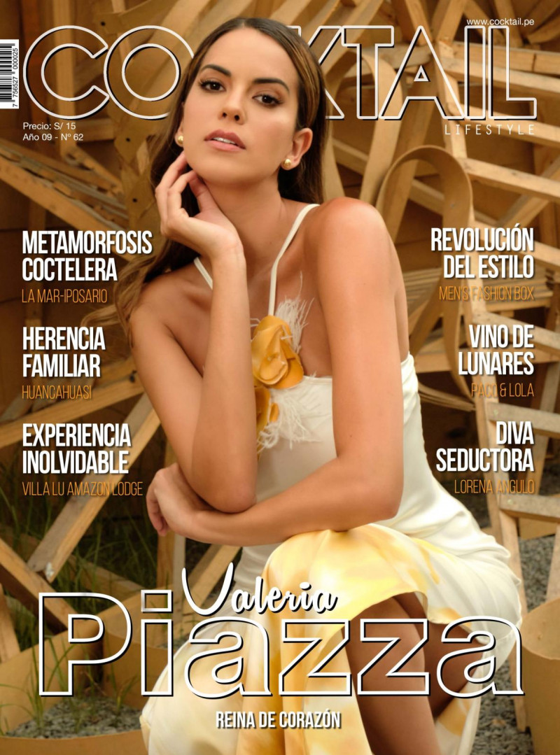 Valeria Piazza featured on the Cocktail Lifestyle cover from April 2023